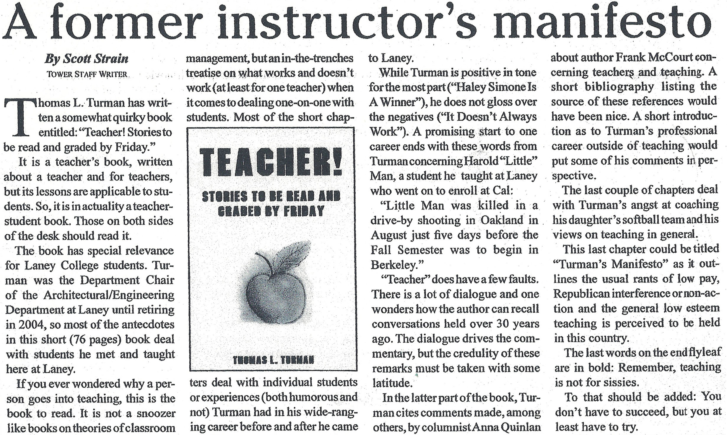 TEACHER! Laney Tower, Review